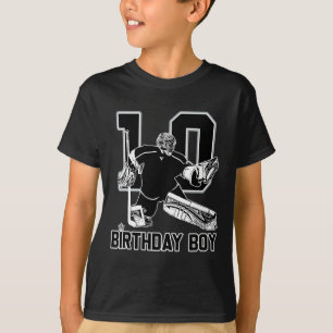 Torwart Nr. 10 Eishockey Alles Gute zum 10. Geburt T-Shirt