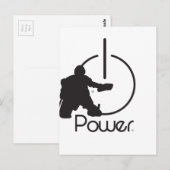 Torwart Postkarte (Vorne/Hinten)