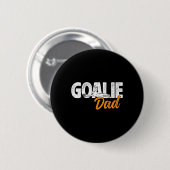 Torwart-Vater eines Fußballtorwarts Vaters Button (Vorne & Hinten)