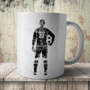 Torwartin im Frauenfußball Kaffeetasse