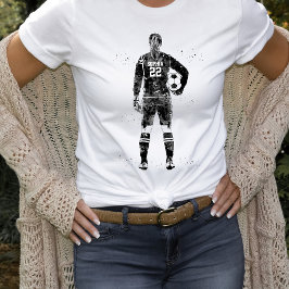 Torwartin im Frauenfußball T-Shirt