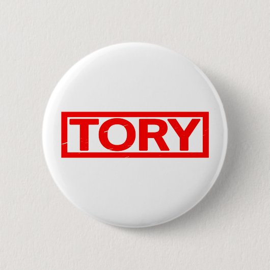 Tory-Briefmarke Button (Vorderseite)