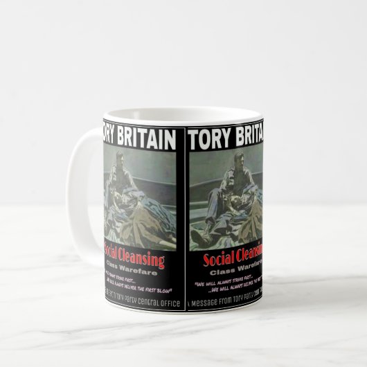 Tory-Großbritannien-Tasse durch Oldunclepunch Kaffeetasse (Vorderseite Links)