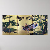 Tosa Mitsuyoshi Pfau und Phoenixes Poster (Vorne)