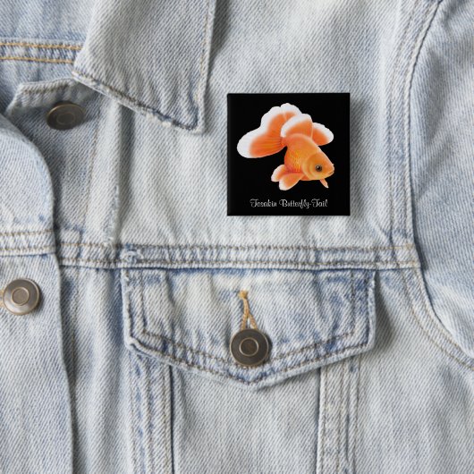 Tosakin Schmetterlings-SchwanzGoldfish Button (Beispiel)
