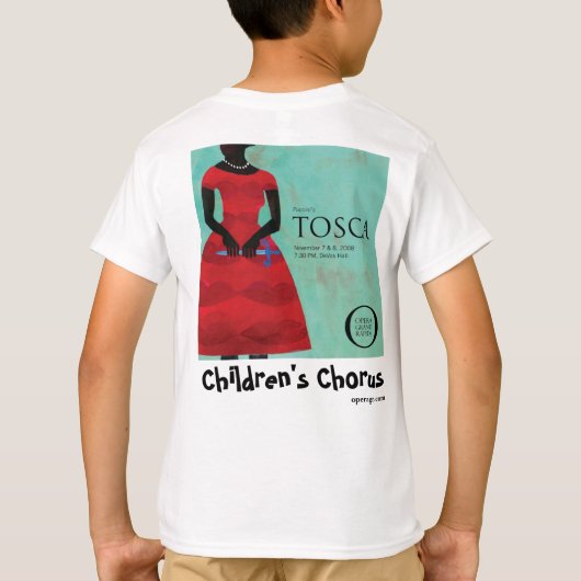 Tosca Children's Chorus T T-Shirt (Rückseite)