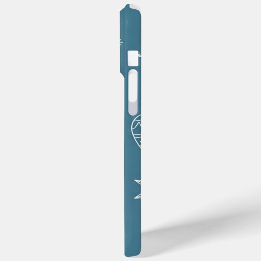 Tosca Christmas texture with festive elements Case-Mate iPhone Hülle (Rückseite / Links)