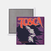 Tosca! Opera Magnet (Vorderseite/Rückseite)