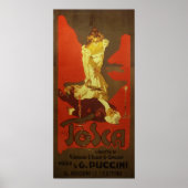 Tosca Opera Poster (Vorne)