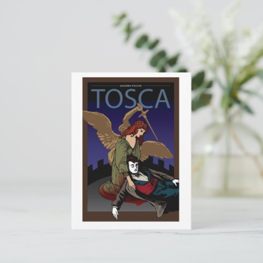 Tosca, Opera Postkarte (Stehend Vorderseite)