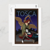 Tosca, Opera Postkarte (Vorne/Hinten)