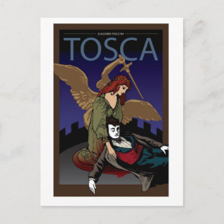 Tosca, Opera Postkarte
