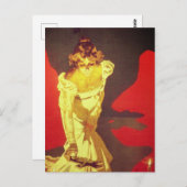 Tosca Original Poster - Detail (Giacomo Puccini) Postkarte (Vorne/Hinten)