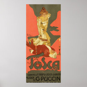 Tosca von Adolfo Hohenstein Poster