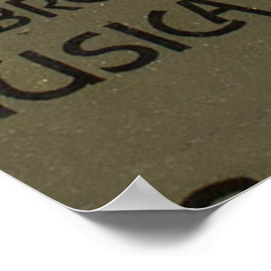 Tosca von Adolfo Hohenstein Poster (Ecke)