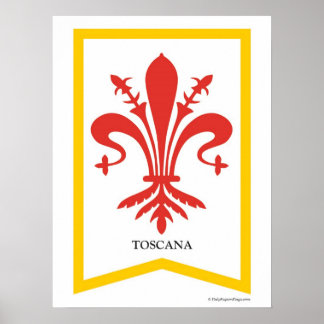 Toscana Toskana Italien Poster