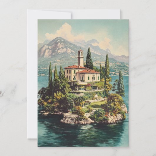 Toscana Vintage Reise Postkarte (Vorderseite)