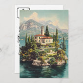 Toscana Vintage Reise Postkarte (Vorne/Hinten)
