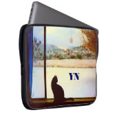 Toscas Winter-Fenster Laptopschutzhülle (Vorne Rechts)