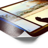 Toscas Winterfenster Fotodruck (Ecke)