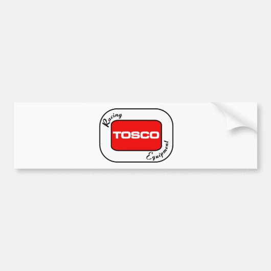 TOSCO, das Ausrüstung läuft Autoaufkleber (Vorne)