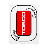 TOSCO Racing 3" x 4" Magnet (Vertikal)