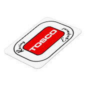 TOSCO Racing 3" x 4" Magnet (Linke Seite)