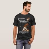 Tose intoleranter Gnom Kaffee T-Shirt (Vorne ganz)