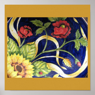Toskana Blume Poster