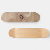 Toskana Brown liebt Vögel mit Namen Skateboard (Horizontal)