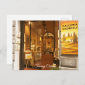Toskana Cortona.Kunstgalerie. Postkarte (Vorne/Hinten)