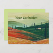 Toskana Einladung (Vorne/Hinten)