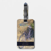 Toskana-Fahrrad Gepäckanhänger (Rückseite vertikal)