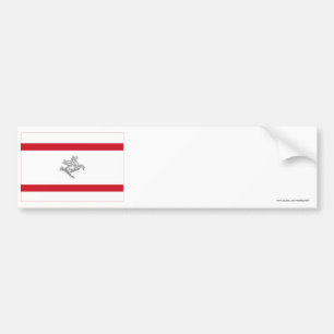 Toskana-Flagge Autoaufkleber