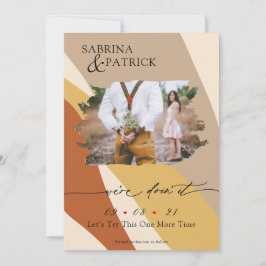 Toskana Gelber Rost Beige Modernes Abstraktes Foto Save The Date