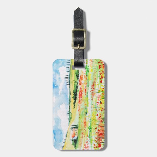 Toskana Gepäckanhänger (Vorderseite vertikal)