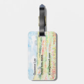 Toskana Gepäckanhänger (Rückseite vertikal)