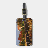 Toskana Herbstlandschaft Gepäckanhänger (Vorderseite vertikal)