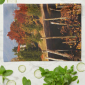 Toskana Herbstlandschaft Handtuch (Gefaltet)