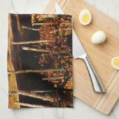 Toskana Herbstlandschaft Handtuch (Viertel Falte)