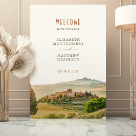 Toskana Hochzeit in Urlaubsort Begrüßung Italien