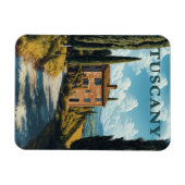 Toskana, Idyllische Landschaft Italiens Magnet (Horizontal)