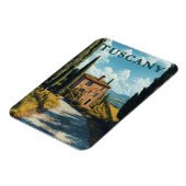 Toskana, Idyllische Landschaft Italiens Magnet (Linke Seite)