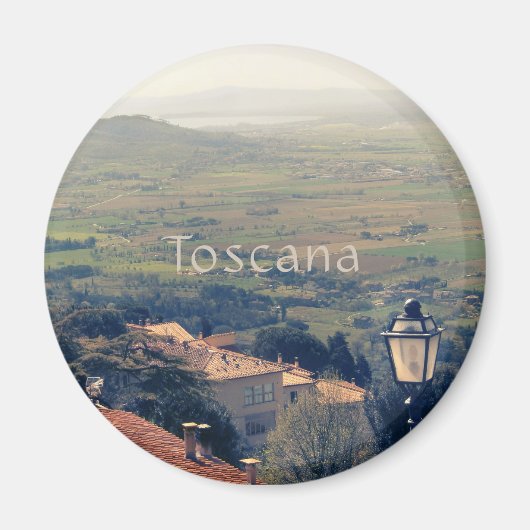 Toskana. Italien. Cortona Magnet (Vorne)