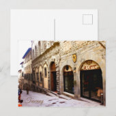 Toskana. Italien. Cortona. Postkarte (Vorne/Hinten)