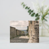 Toskana. Italien. Cortona Postkarte (Stehend Vorderseite)