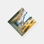 Toskana. Italien. Cortona. Serviette (Ecke)