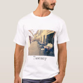 Toskana. Italien. Cortona. T-Shirt (Vorderseite)