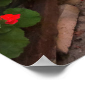 Toskana, Italien - eine malerische Straße Poster (Ecke)