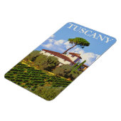 Toskana Italien Italienische Villa Retro Vintage Magnet (Linke Seite)